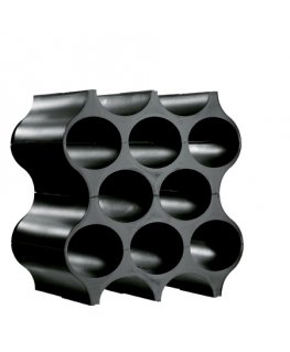 koziol SET-UP Tabletop wine rack 8 bottle(s) Black