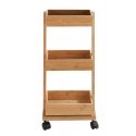 WENKO 24390100 varastohylly Puu Bamboo Luonnollinen puu WENKO 24390100 varastohylly Puu Bamboo Luonnollinen puu