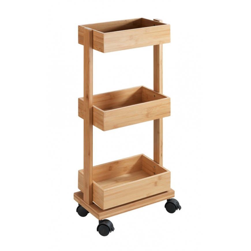 WENKO 24390100 universali lentyna / stelažas Medis Bamboo Natūralus medis – 3