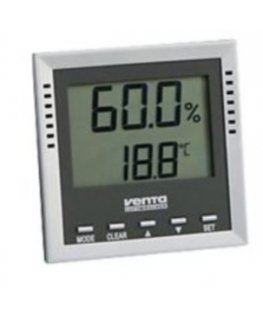 Venta 6011000 higrometras ir psichrometras Vidaus Elektroninis higrometras Sidabras
