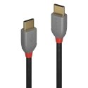 Lindy 36871 USB-kaabel USB 2.0 1 m USB C Must, Hall