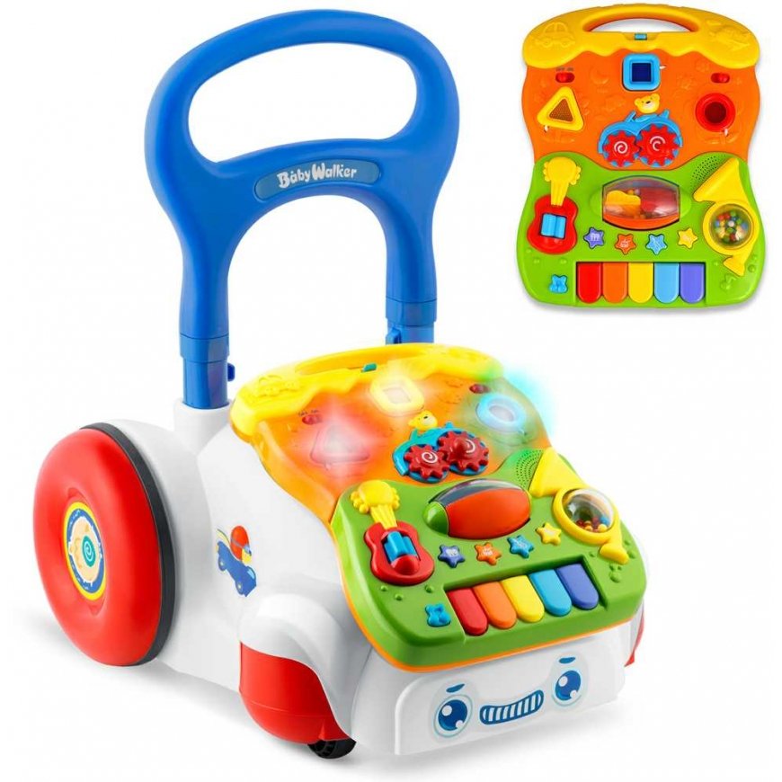 Educational walker with music 2in1 RK-744 Ricokids white
