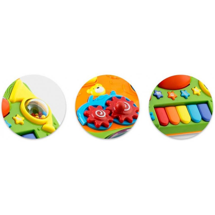 Educational walker with music 2in1 RK-744 Ricokids white – 4