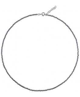 Again Jewelry Hematite Bead Necklace AJKNA005