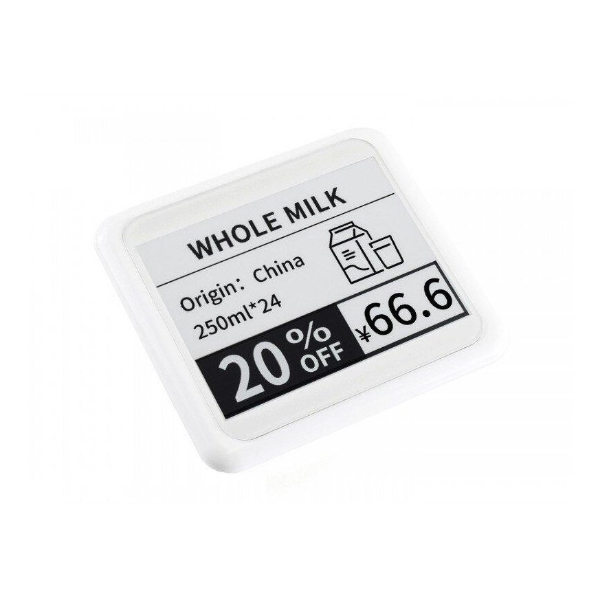 E-paper 4.2 400x300px, screen powered by NFC, Waveshare 17341 – 4