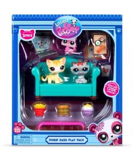 Littlest Petshop LITTLEST PET SHOP "Dining Room" -setti