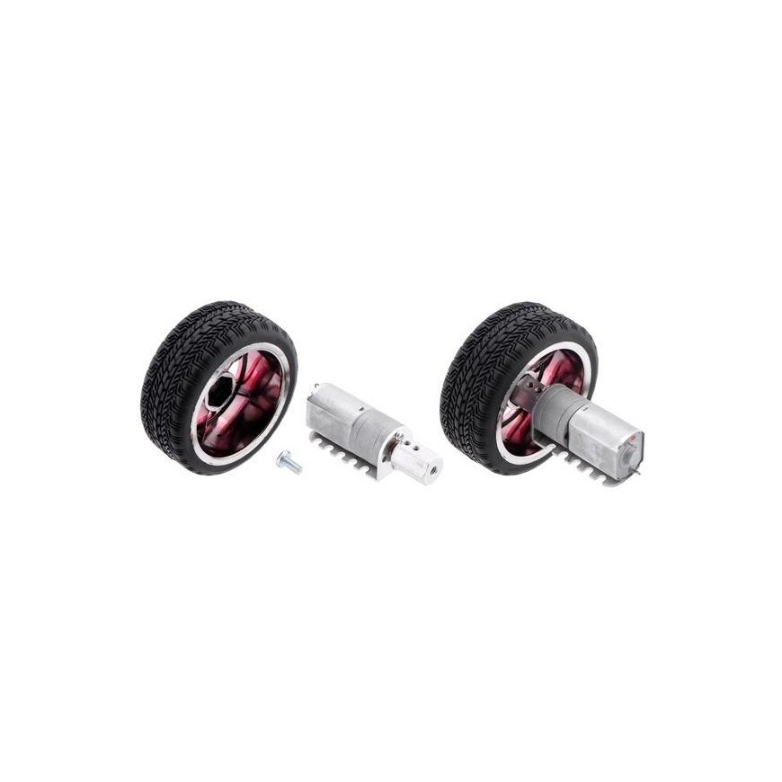 Pololu kuusikulmainen pyöräsovitin 12mm/4mm - 2 kpl – 2