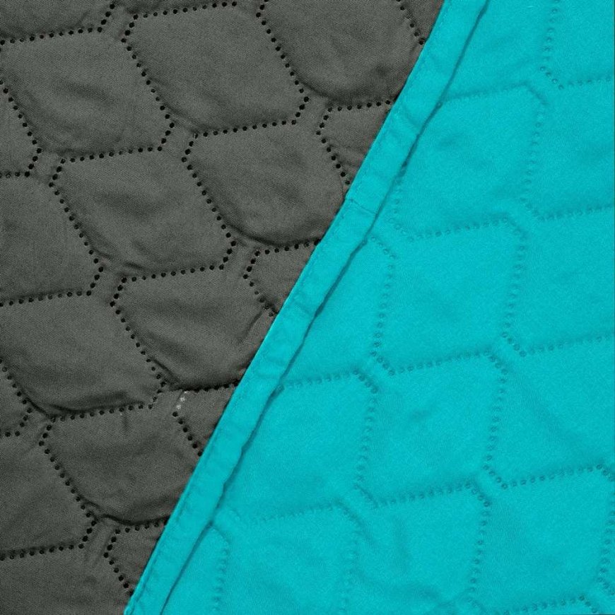 Päiväpeite DecoKing Axel, 200x220 cm, väri: sininen / harmaa – 5