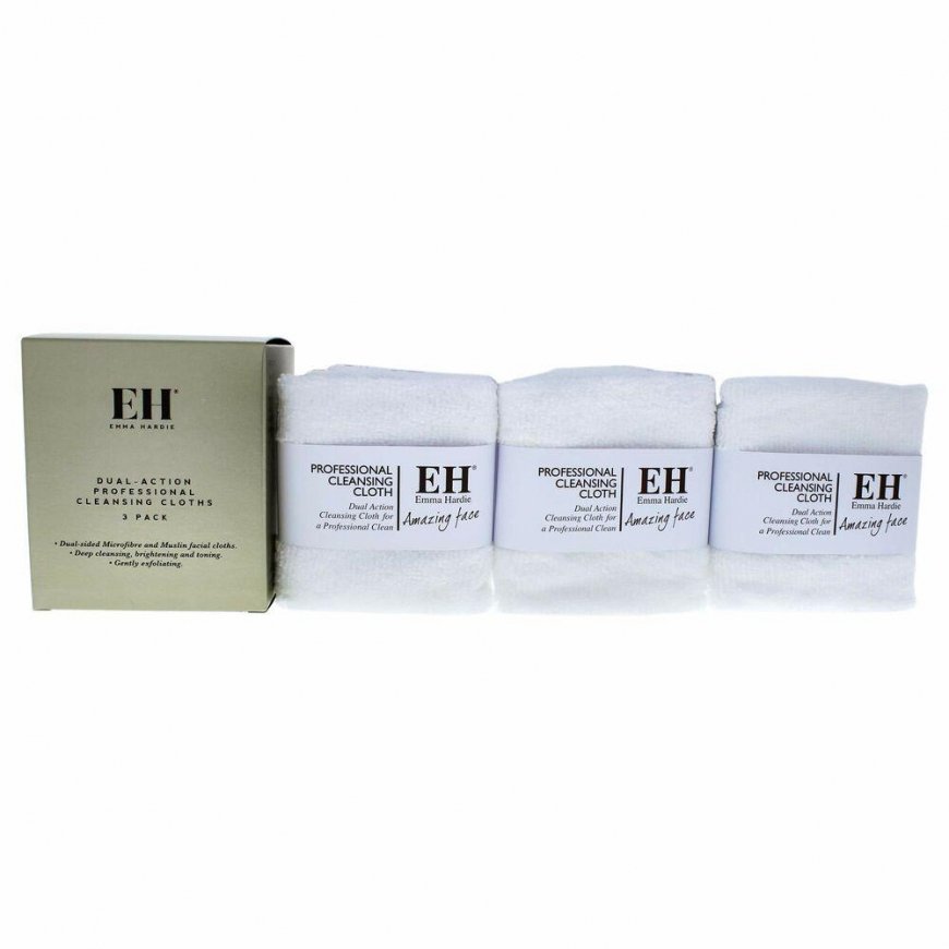 Muslin face cover Dual Action Emma Hardie EH3DACLTHNW (3 units)