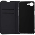 Dėklas Fonekit Bookcase -suojakotelo, iPhone 16e, musta Dėklas Fonekit Bookcase -suojakotelo, iPhone 16e, musta