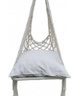 Saska Garden OPENWORK RIIPPUTUOLI RIIPPUTUOLI 60x60x120cm ECRU TYYNYLLÄ