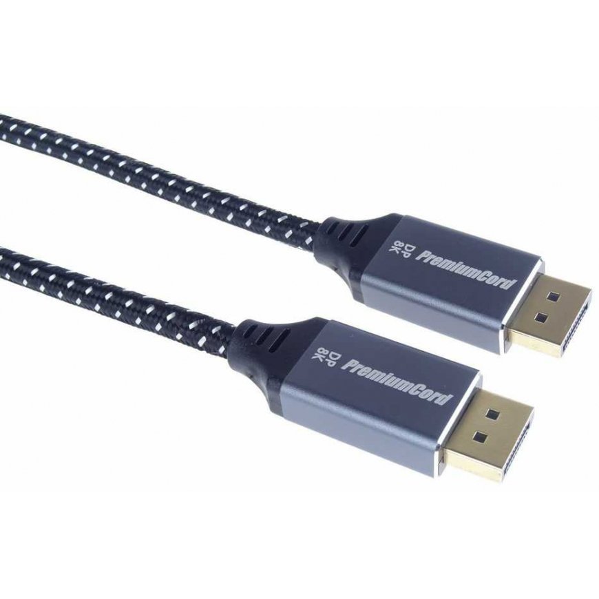 PremiumCord PREMIUMCORD DisplayPort 1.4 cable, sturdy cable, gold-plated connectors, 1.5 m – 4