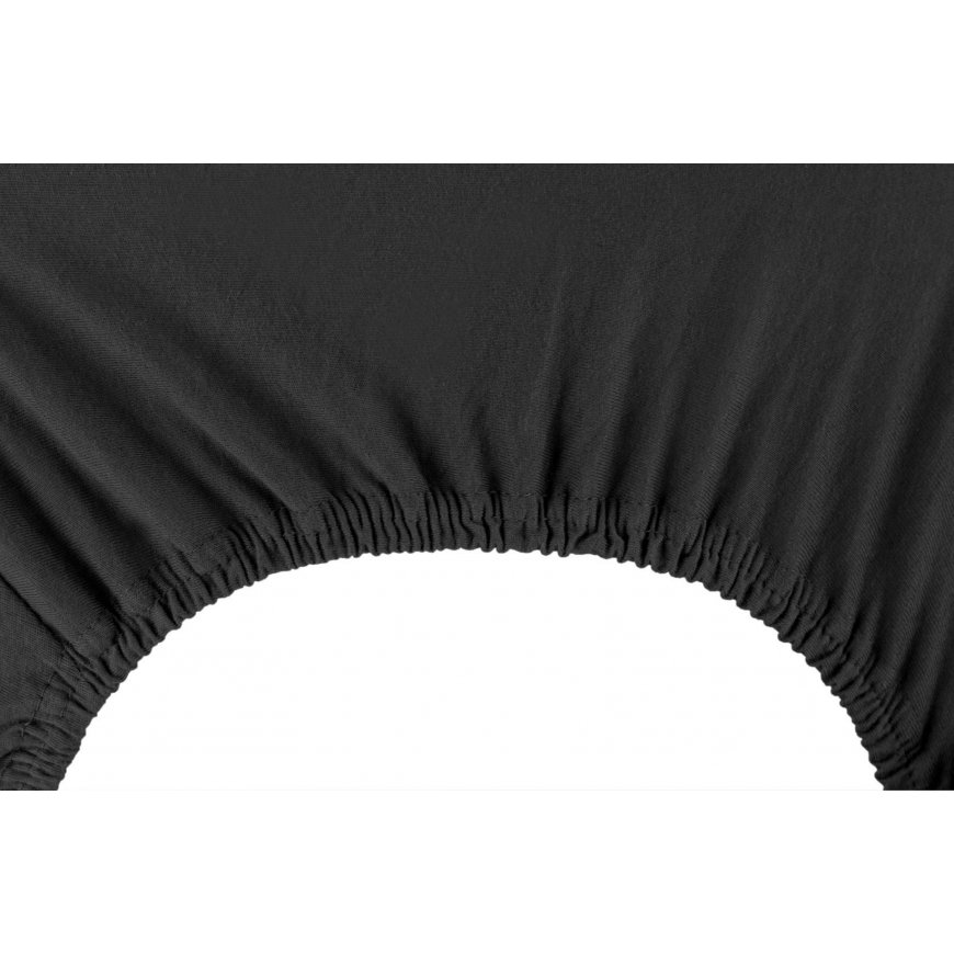DecoKing Paklodės spalva juoda stilius klasikinis medžiagos tipas - tekstilė trikotažas 80-90x200 – 3