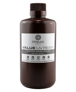 PrimaCreator Value Pestävä UV-hartsi - 1000 ml - tummanharmaa