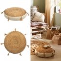 Atmosphera Floor cushion RITUAL, Ø 38 cm, jute