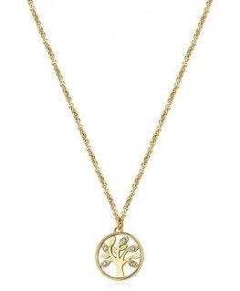 Brosway Gold Plated Necklace Tree of Life Chakra BHKN094