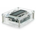 Arduino Uno case with space for LCD display extension v1.1 - transparent Arduino Uno case with space for LCD display extension v1.1 - transparent
