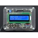 Arduino Uno case with space for LCD display extension v1.1 - transparent Arduino Uno case with space for LCD display extension v1.1 - transparent