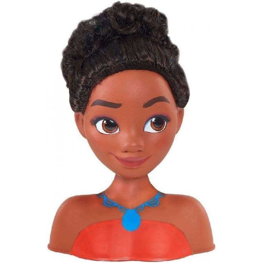 Nuken hiusten kampaus- ja muotoilupää Disney Princess Vaiana Moana + harja – 5