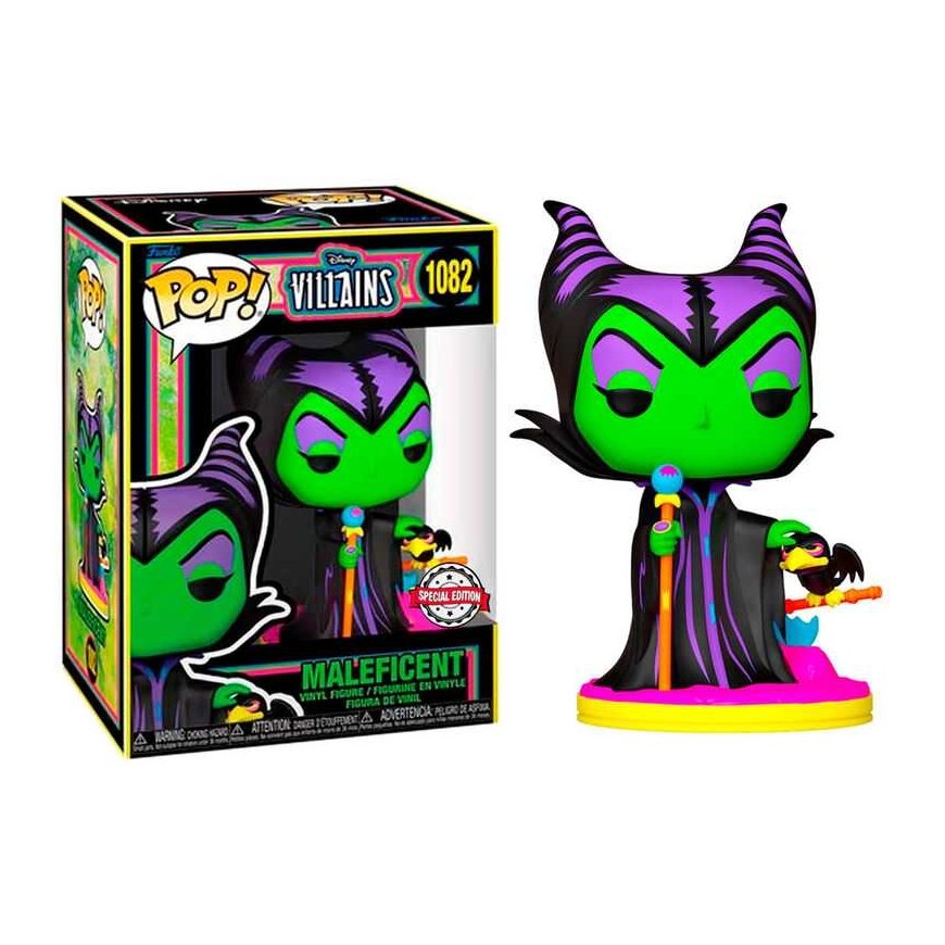 Funko POP figure Disney Villains Maleficent Black Light Exclusive – 3