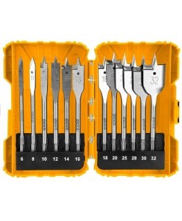 Drill Ingco AKDL1201 Flat wood drill bits, set of 12, O 6-32x152mm