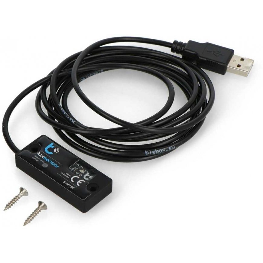 BleBox luxSensor – WiFi-valon intensiteettisensori – Android/iOS-sovellus – 3