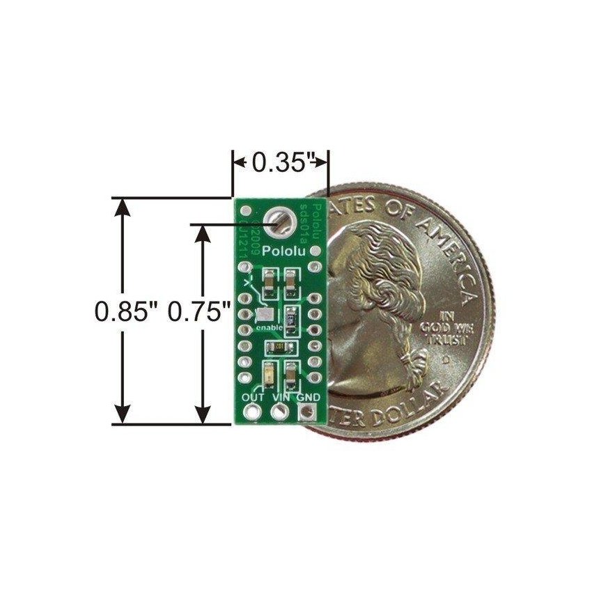 Sharp GP2Y0D810Z0F, digitaalinen etäisyysanturi 10cm PCB-pohjalla, Pololu 1134 – 2