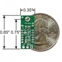 Sharp GP2Y0D810Z0F, skaitmeninis atstumo jutiklis 10cm su PCB pagrindu, Pololu 1134 Sharp GP2Y0D810Z0F, skaitmeninis atstumo jutiklis 10cm su PCB pagrindu, Pololu 1134