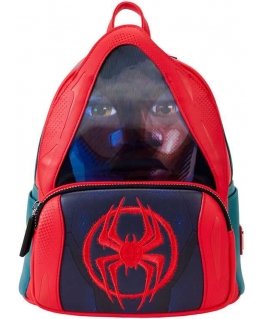 Loungefly Marvel Spider-Verse Miles Morales Hoodie backpack 26cm