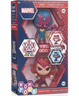 WOW STUFF - WOW PODS WOW! POD Marvel Vision + Scarlet led-figuurisetti