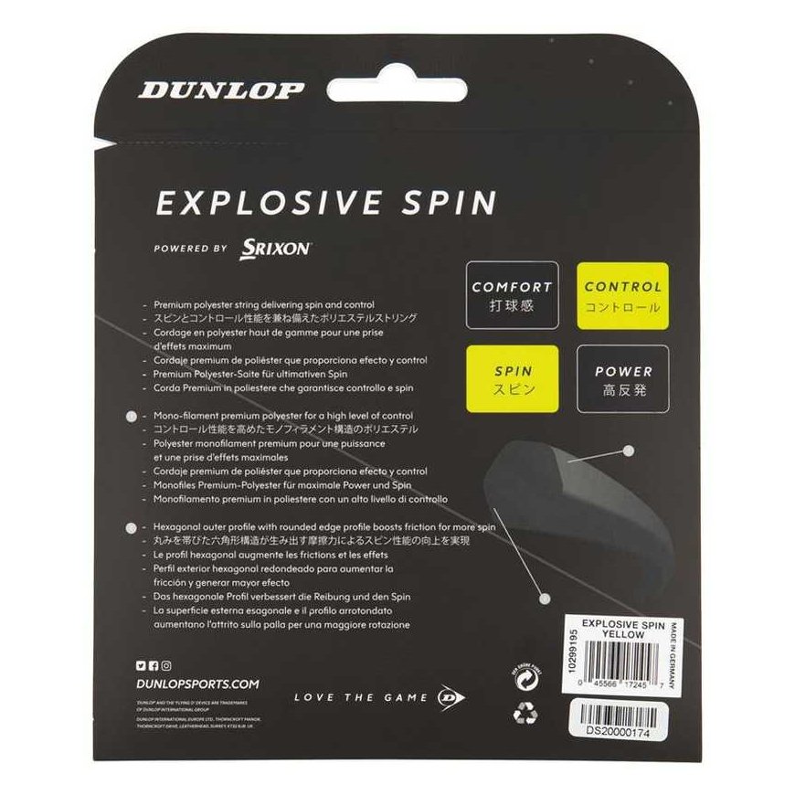 Tennis strings EXPLOSIVE SPIN 17g/1.25mm 12m – 2