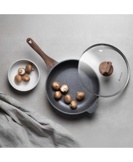 Deep frying pan with lid Stein 28 cm AMBITION