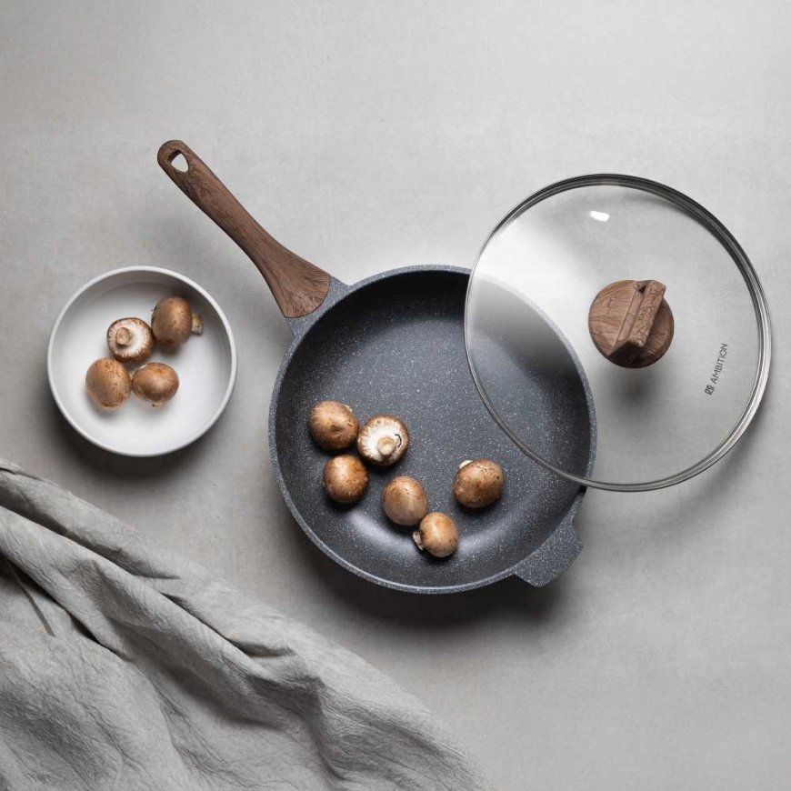 Ambition Deep frying pan with lid
