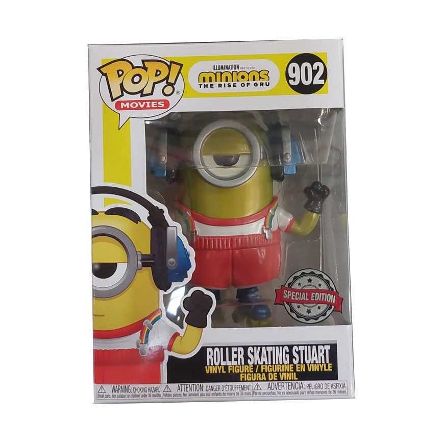 Funko POP! Minions Roller Skating Stuart Metallic Exclusive – 2