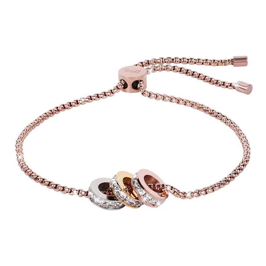 Troli Bracelet with tricolor shiny beads