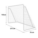 Football goal Neo sport, 215x153x76 cm Football goal Neo sport, 215x153x76 cm