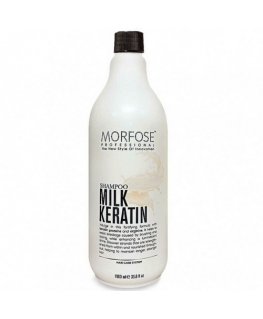 Morfose Milk Keratin Shampoo, 1000 ml