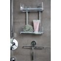 Rectangular bathroom shelf QUADRO, Vacuum-Loc, for shower, 2 levels, WENKO Rectangular bathroom shelf QUADRO, Vacuum-Loc, for shower, 2 levels, WENKO