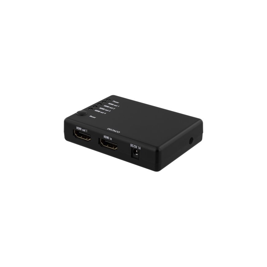 Deltaco HDMI-7051 videojagur 4x HDMI