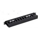 TRITON 19" binding plate 1U plastic, black TRITON 19" binding plate 1U plastic, black