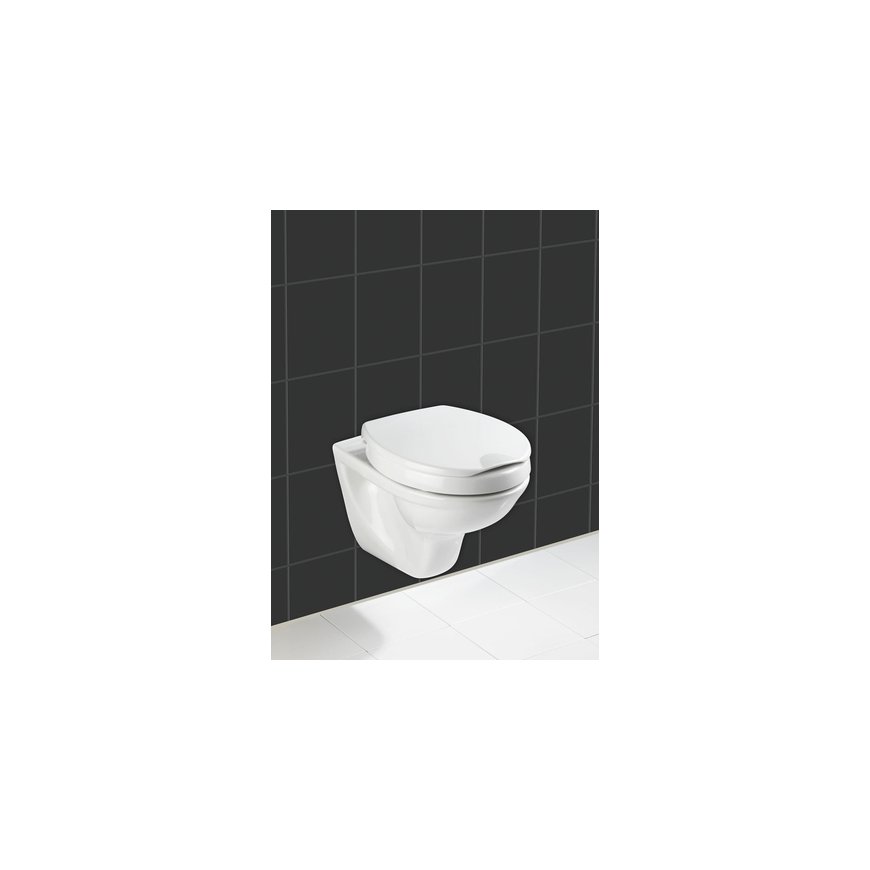 WENKO 21905100 WC-poti kaas Kõva prill-laud Alumiinium, Duroplast Valge – 4
