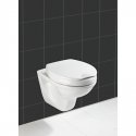 WENKO 21905100 toilet seat Hard toilet seat Aluminium, Duroplast White