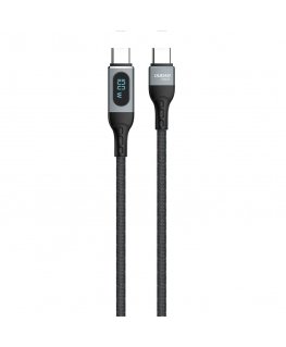DUDAO Kabel USB USB-C - Czarny 6973687243685 - Kabel USB cable 1 m USB C Black