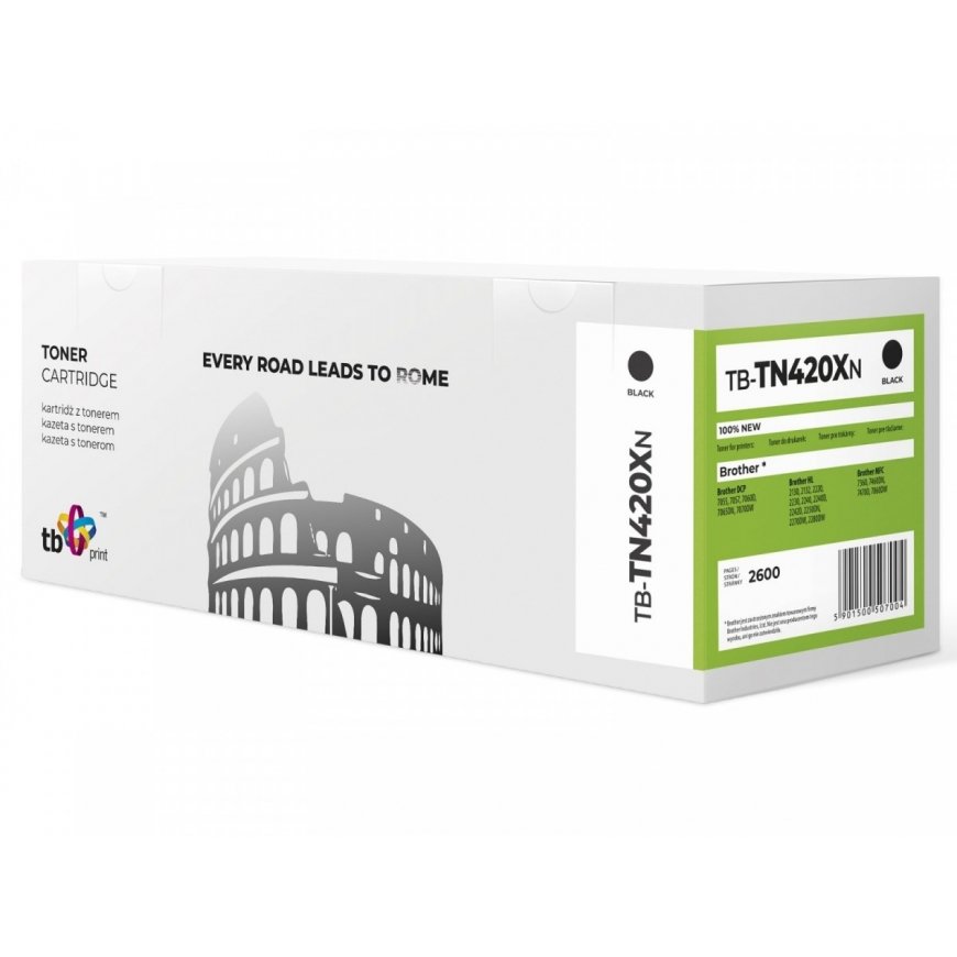 TB Print TB-TN420XN tonera kārtridžs 1 pcs Saderība Melns