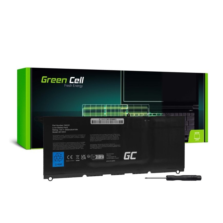 Green Cell DE133V2 portatīvo datoru rezerves daļa Baterija