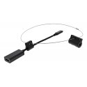 Deltaco HDMI-AR11 kaabli soomuutja HDMI Type-A USB tüüp-C Must Deltaco HDMI-AR11 kaabli soomuutja HDMI Type-A USB tüüp-C Must