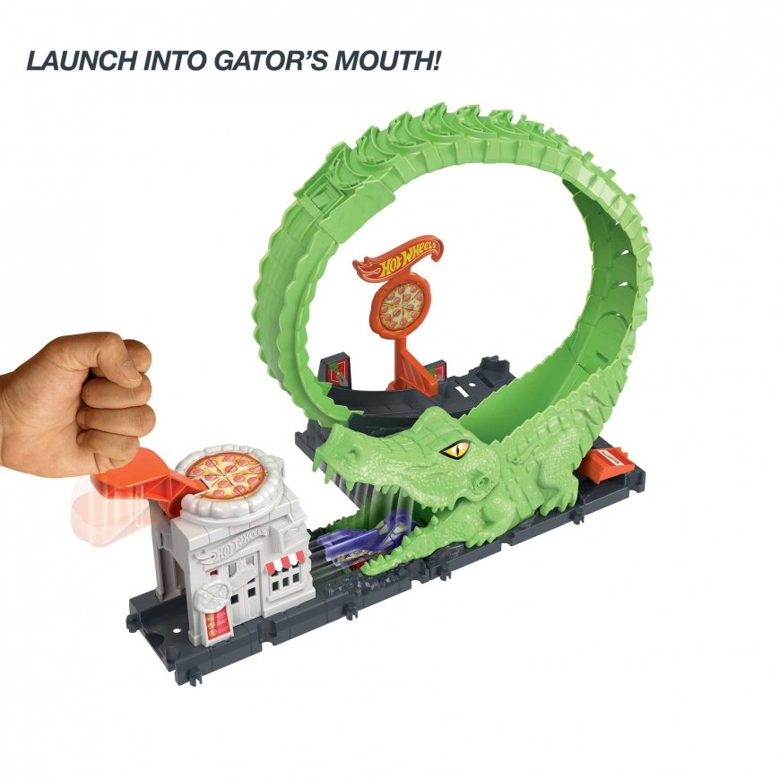 Hot Wheels City Gator Loop Attack, playset – 5