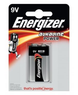 Energizer Alkaline Power Vienreizējas lietošanas baterija 9V Sārmaina akumulatoru baterija