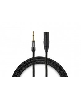Warm Audio PREM-XLRM-TRSM-6 аудио кабель 1,8 m XLR Разъем 6,35 мм TRS Черный
