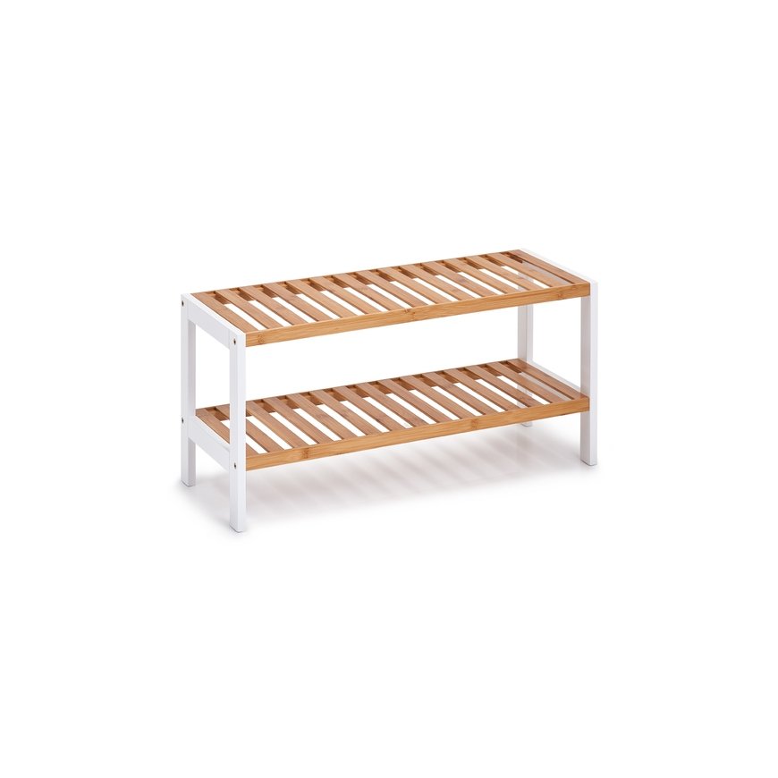 Zeller Present 18860 plaukts Brīvi stāvošs Bamboo, MDF Balts – 2